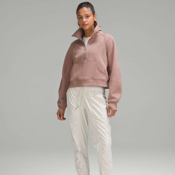 Lululemon Scuba Oversized Funnel Neck Half Zip Twilight Rose XS/S - Picture 3 of 7